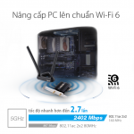 Card mạng PCIe WiFi 6 ASUS PCE-AX58BT Chuẩn AX3000