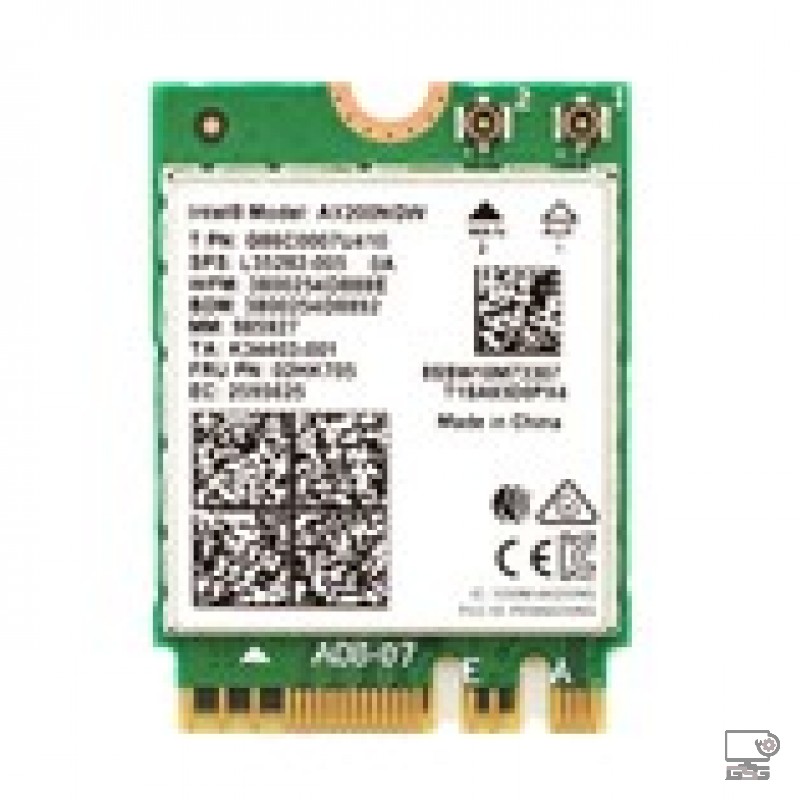 Card mạng WiFi 6 Intel Desktop Kit AX200 chuẩn AX3000