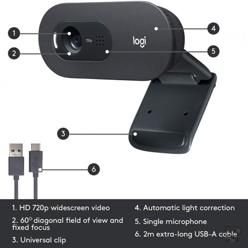 Webcam Logitech C505